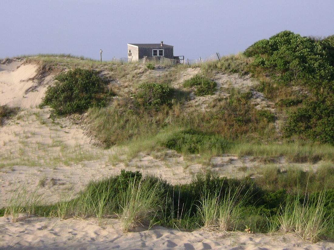 A dune shack in the Province Lands outside Provincetown